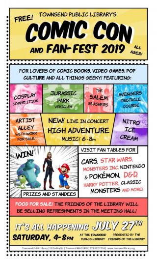 Comic-con at the library