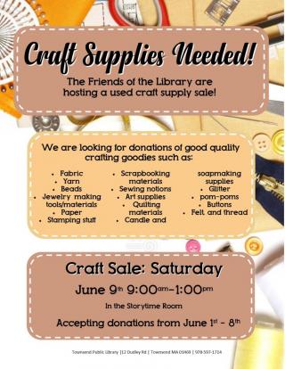 Craft Supply Sale