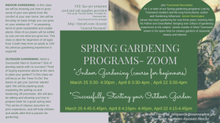Spring Gardening flyer