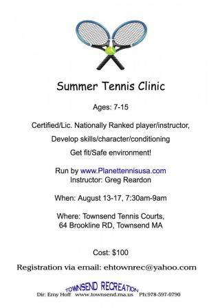 tennis clinic